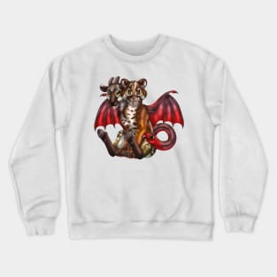 Chimera Cubs: Red Asian Golden Cat Crewneck Sweatshirt